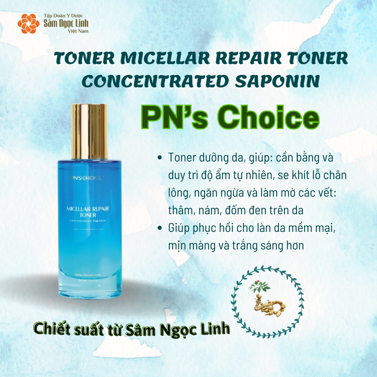 Toner Micellar Repair Toner Concentrated Saponin 100ml